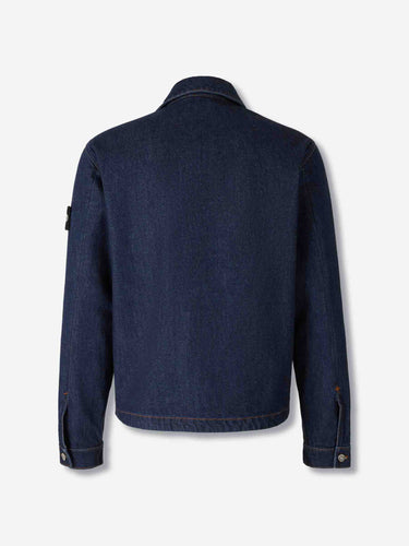 Stone Island Denim Hombre Barcelona Chaqueta Denim Indigo color Azul Denim Oscuro sku 512-002691 01 - Foto 2