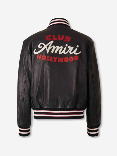 Amiri Hombre Barcelona Chaqueta Bomber Piel color Negro sku 512-002712 01 - Foto 2