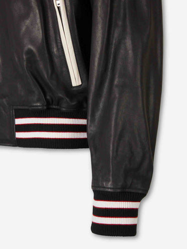 Amiri Hombre Barcelona Chaqueta Bomber Piel color Negro sku 512-002712 01 - Foto 5