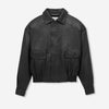 Saint Laurent Hombre Barcelona Chaqueta Bomber Cuero color Negro sku 512-002714 01 - Foto 1