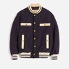 Valentino Hombre Barcelona Chaqueta Bomber Tweed color Azul Noche sku 512-002717 01 - Foto 1