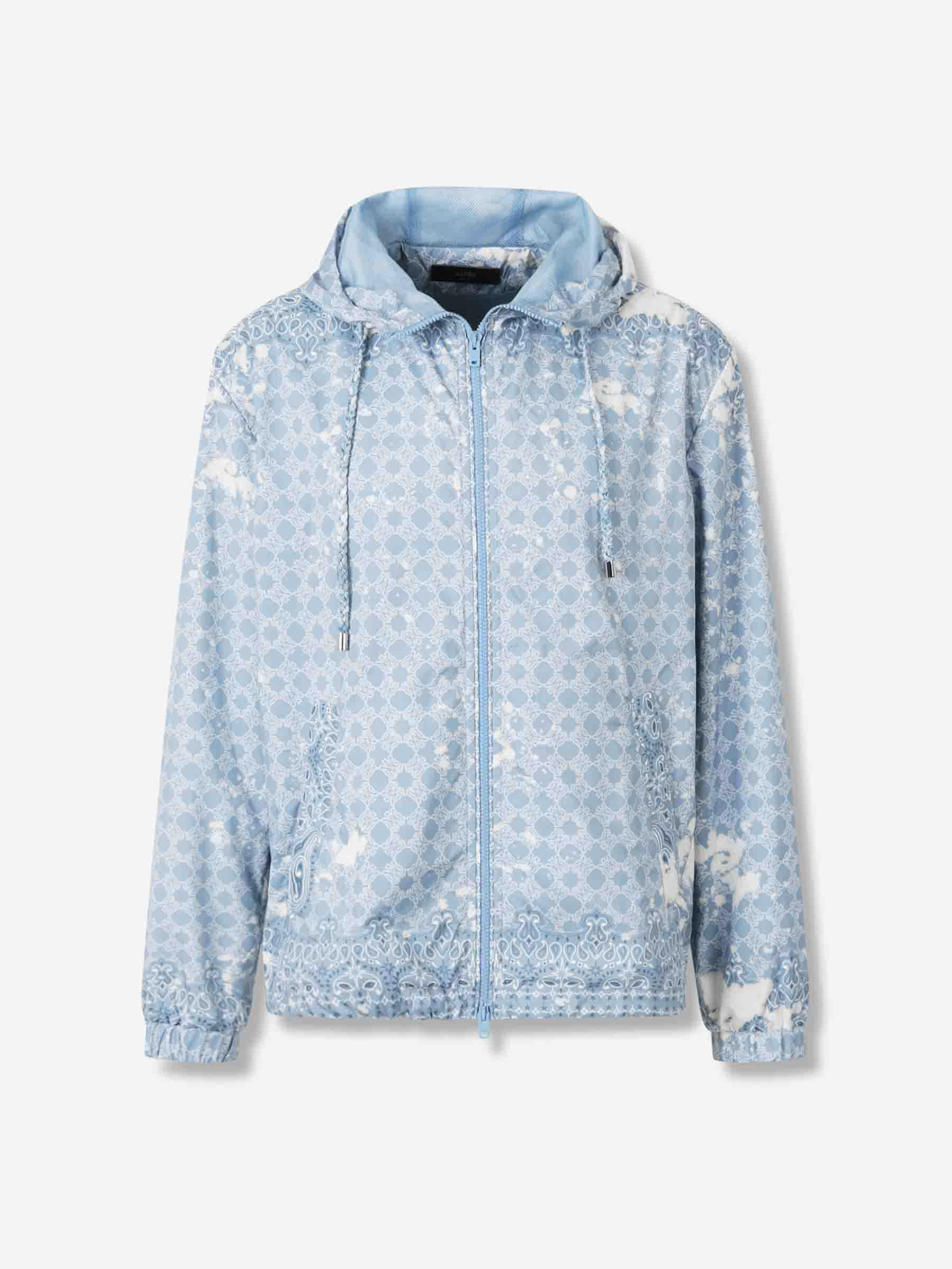 Amiri Hombre Barcelona Chaqueta Técnica Monograma color Azul Celeste sku 512-002724 01 - Foto 1