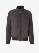 Canali Hombre Barcelona Chaqueta Piel Cremallera color Marrón Oscuro sku 512-002726 01 - Foto 1