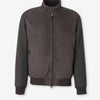 Canali Hombre Barcelona Chaqueta Piel Cremallera color Marrón Oscuro sku 512-002726 01 - Foto 1