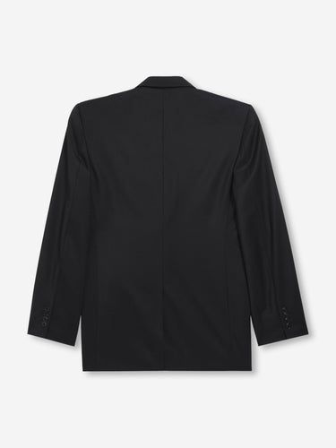 Balenciaga Hombre Barcelona Americana Recta Standard color Negro sku 512-002730 01 - Foto 3