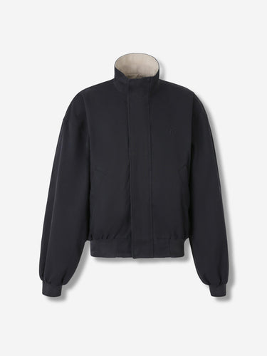 Balenciaga Hombre Barcelona Chaqueta Bomber Reversible color Blanco Y Negro sku 512-002731 01 - Foto 3