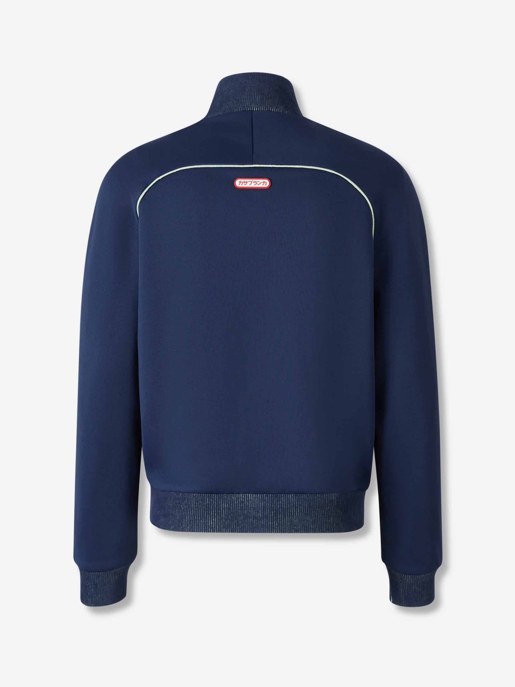 Casablanca Hombre Barcelona Sudadera Cremallera Logo color Azul Noche sku 512-002734 01 - Foto 2