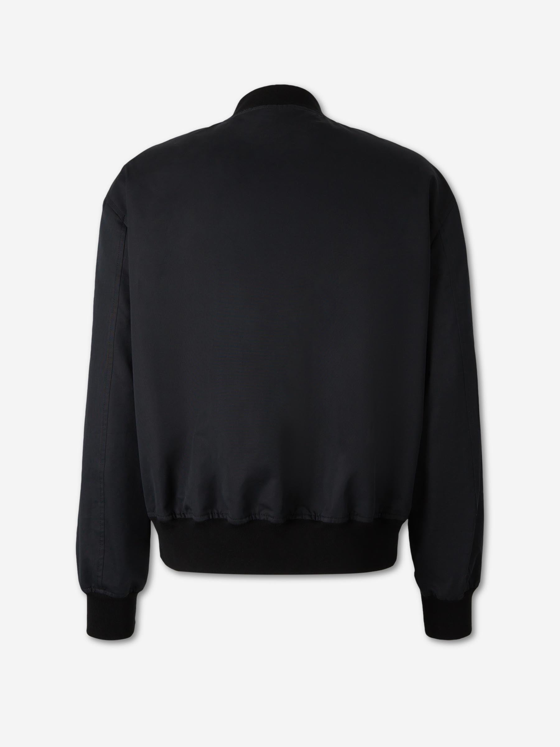 Jil Sander Hombre Barcelona Chaqueta Bomber Algodón color Negro sku 512-002739 01 - Foto 2