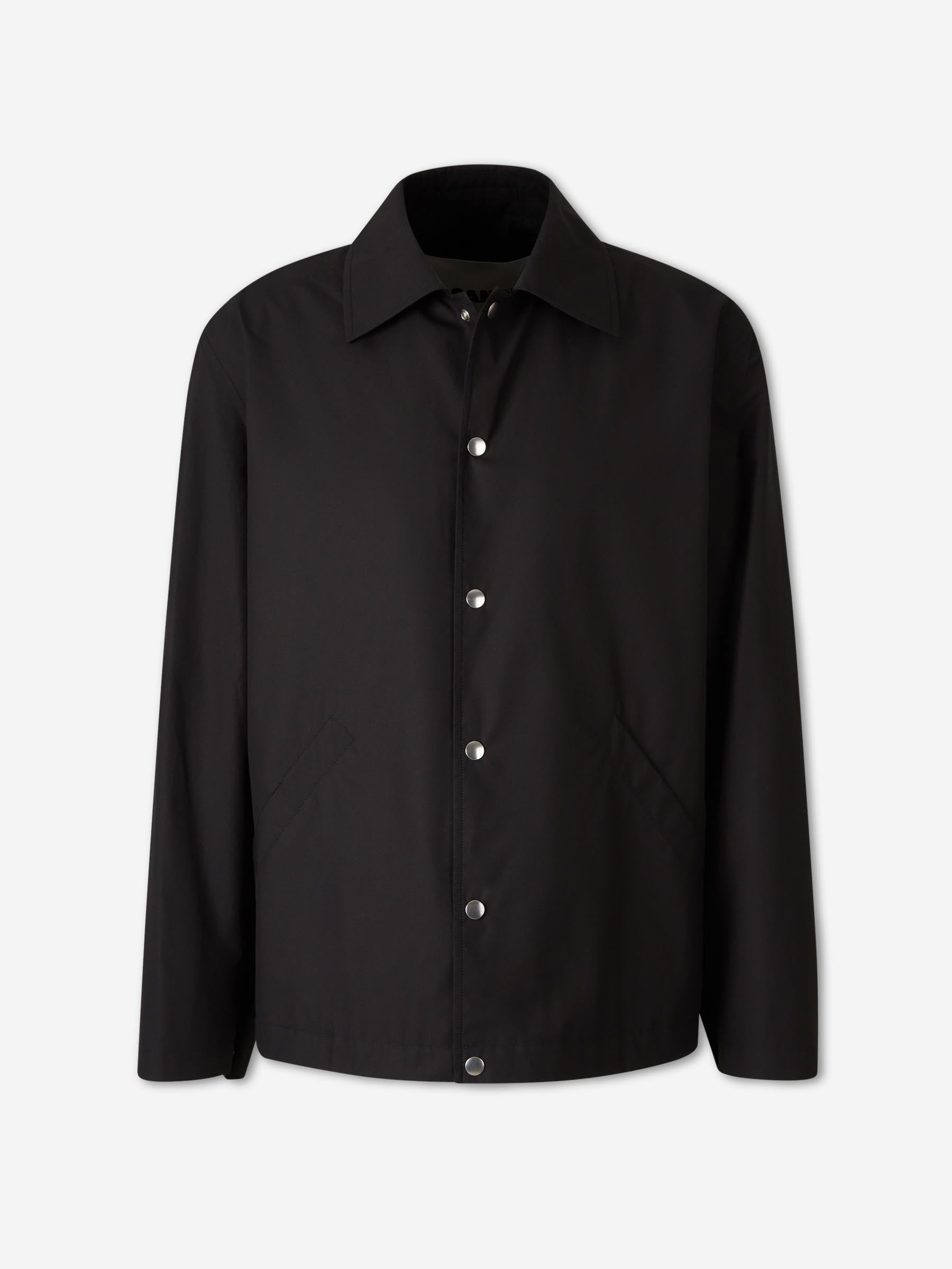 Jil Sander Hombre Barcelona Sobrecamisa Logo color Negro sku 512-002740 01 - Foto 1