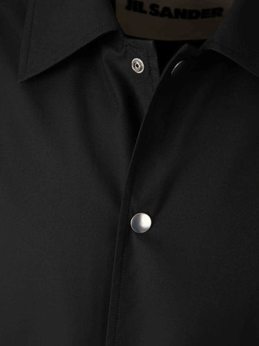 Jil Sander Hombre Barcelona Sobrecamisa Logo color Negro sku 512-002740 01 - Foto 3