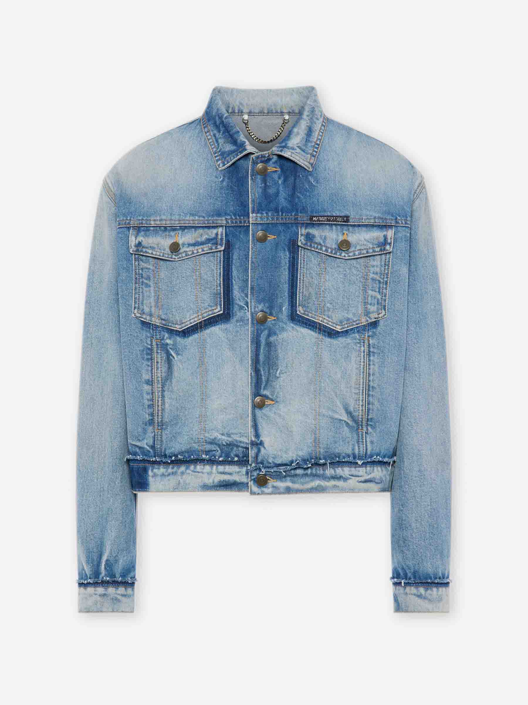 Maison Margiela Hombre Barcelona Chaqueta Denim Algodón color Azul Denim sku 512-002741 01 - Foto 1