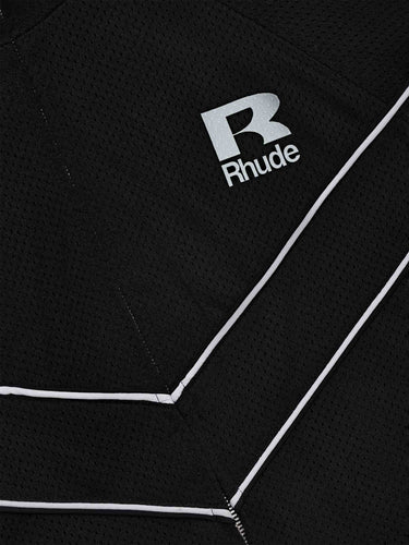 Rhude Hombre Barcelona Chaqueta Deportiva Bomber color Negro sku 512-002743 01 - Foto 4
