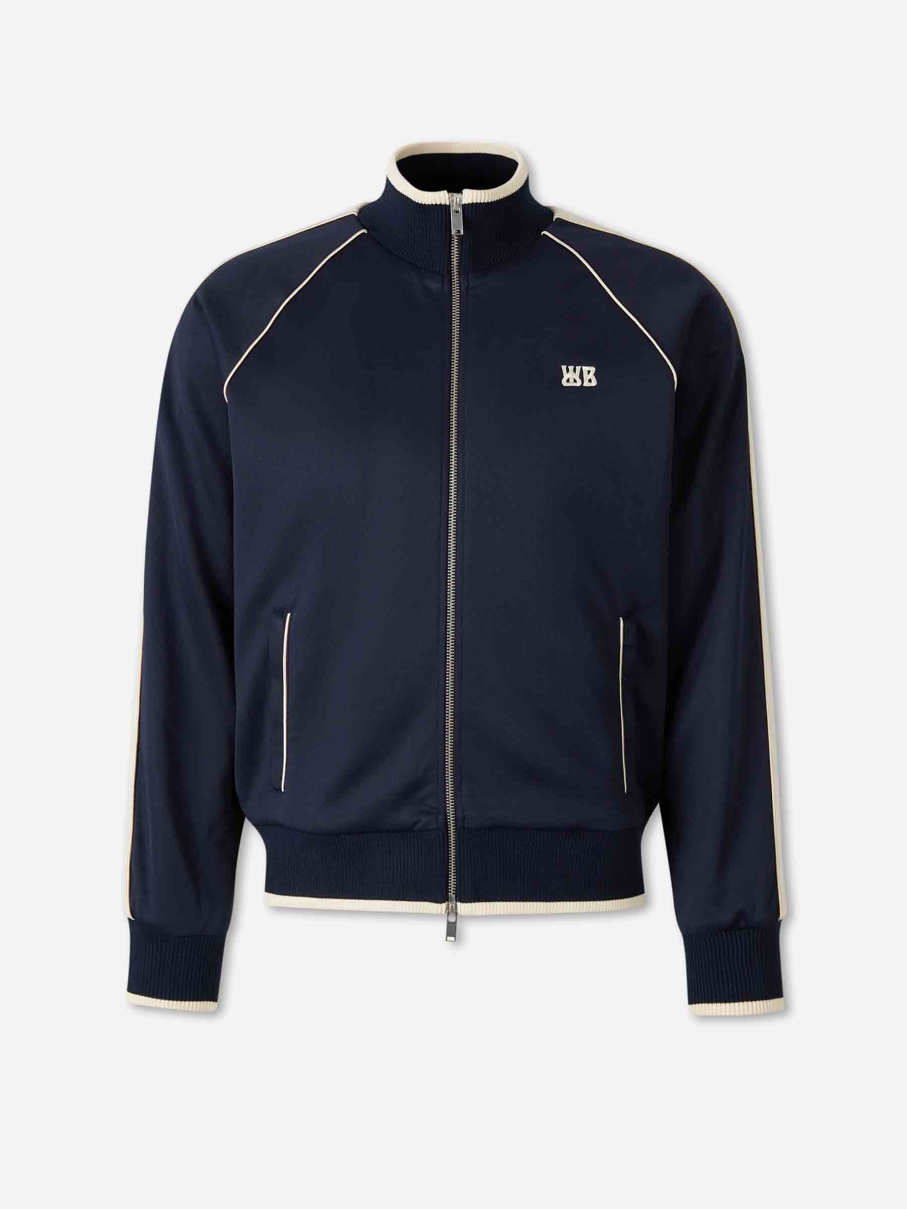 Wales Bonner Hombre Barcelona Sudadera Cremallera Casual color Azul Marino sku 512-002751 01 - Foto 1