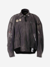 Maison Mihara Yasuhiro Hombre Barcelona Chaqueta Bomber Sun Faded color Verde Militar sku 512-002754 01 - Foto 1