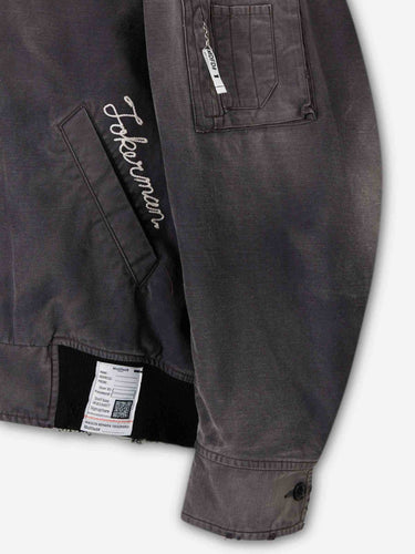 Maison Mihara Yasuhiro Hombre Barcelona Chaqueta Bomber Sun Faded color Verde Militar sku 512-002754 01 - Foto 4