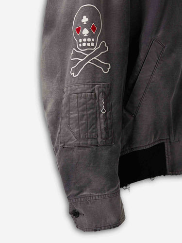 Maison Mihara Yasuhiro Hombre Barcelona Chaqueta Bomber Sun Faded color Verde Militar sku 512-002754 01 - Foto 5