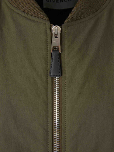 Givenchy Hombre Barcelona Chaqueta Bomber Couture Seam color Verde Militar sku 512-002757 01 - Foto 3