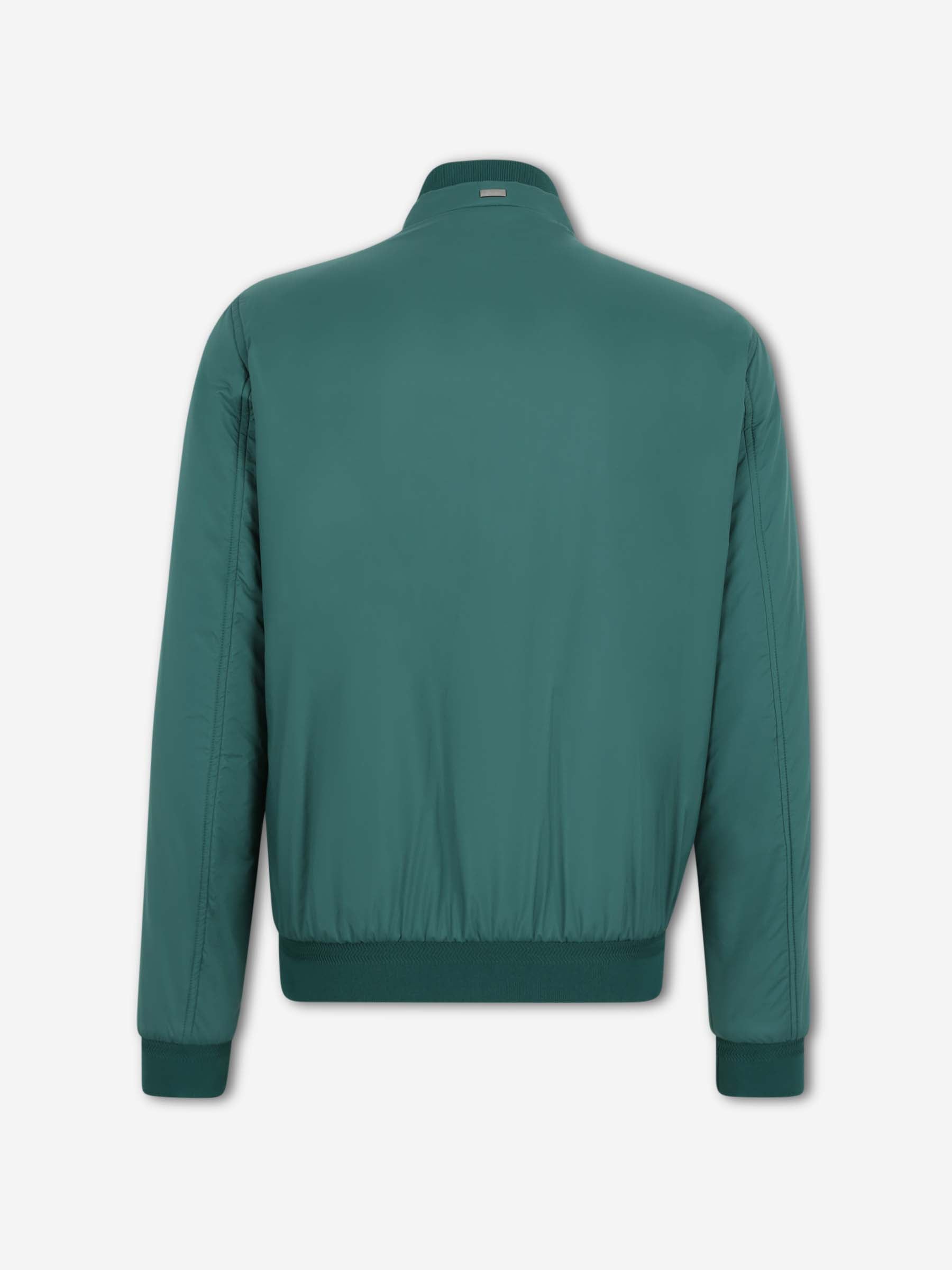 Herno Hombre Barcelona Chaqueta Bomber Casual color Verde Oscuro sku 512-002762 01 - Foto 2