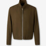 Tom Ford Hombre Barcelona Chaqueta Harrington Cashmere color Verde Militar sku 512-002767 01 - Foto 1