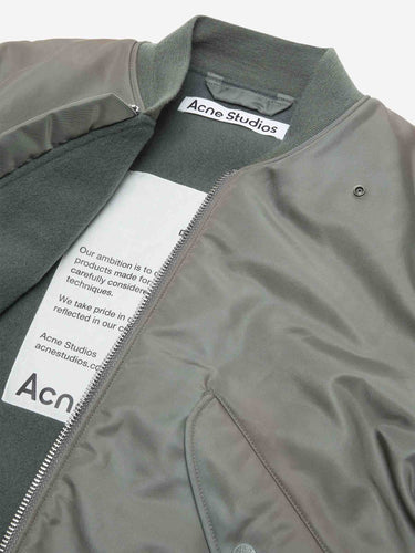 Acne Studios Hombre Barcelona Chaqueta Bomber Washed color Verde Militar sku 512-002771 01 - Foto 5