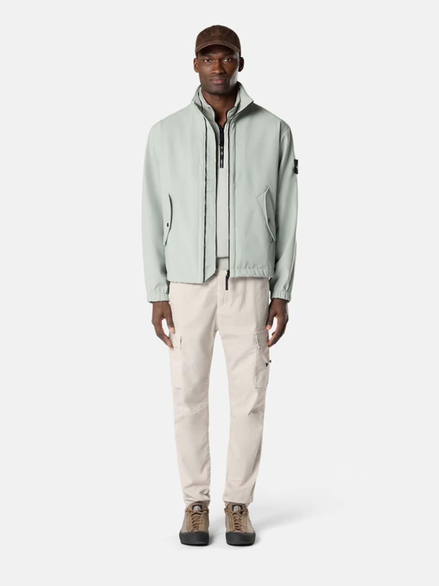 Stone Island Hombre Barcelona Chaqueta de Cuello Alto color Verde Manzana sku 512-002785 01 - Foto 2