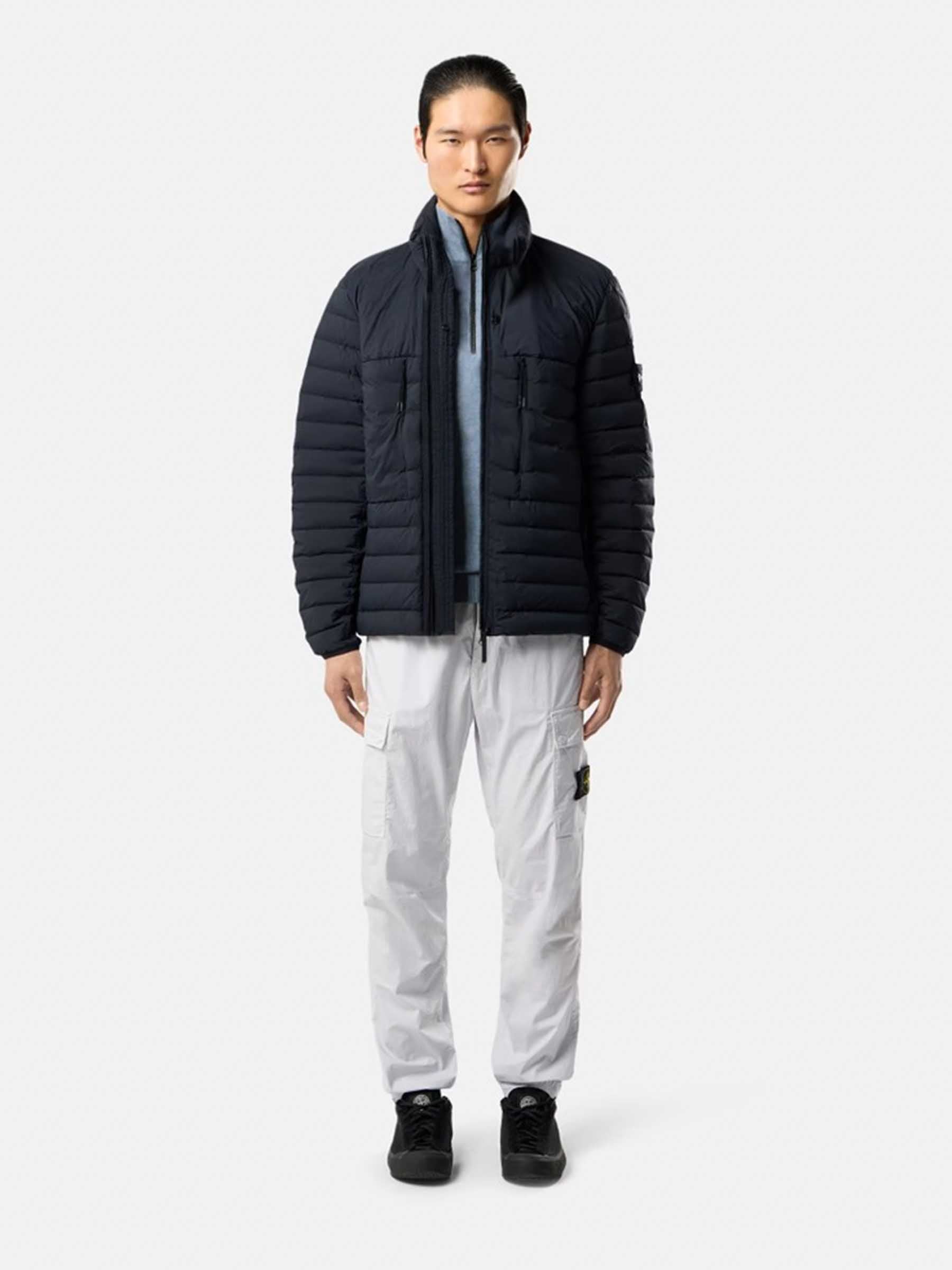 Stone Island Hombre Barcelona Plumífero Corto Seamless color Azul Noche sku 512-002786 01 - Foto 2