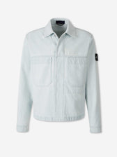 Stone Island Hombre Barcelona Chaqueta Denim Algodón color Azul Denim Claro sku 512-002791 01 - Foto 1