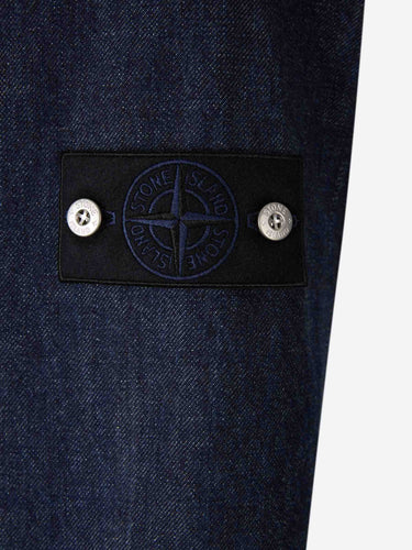 Stone Island Hombre Barcelona Chaqueta Denim Algodón color Azul Denim Oscuro sku 512-002793 00 - Foto 4