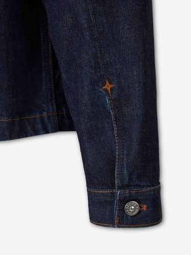Stone Island Hombre Barcelona Chaqueta Denim Algodón color Azul Denim Oscuro sku 512-002793 00 - Foto 5