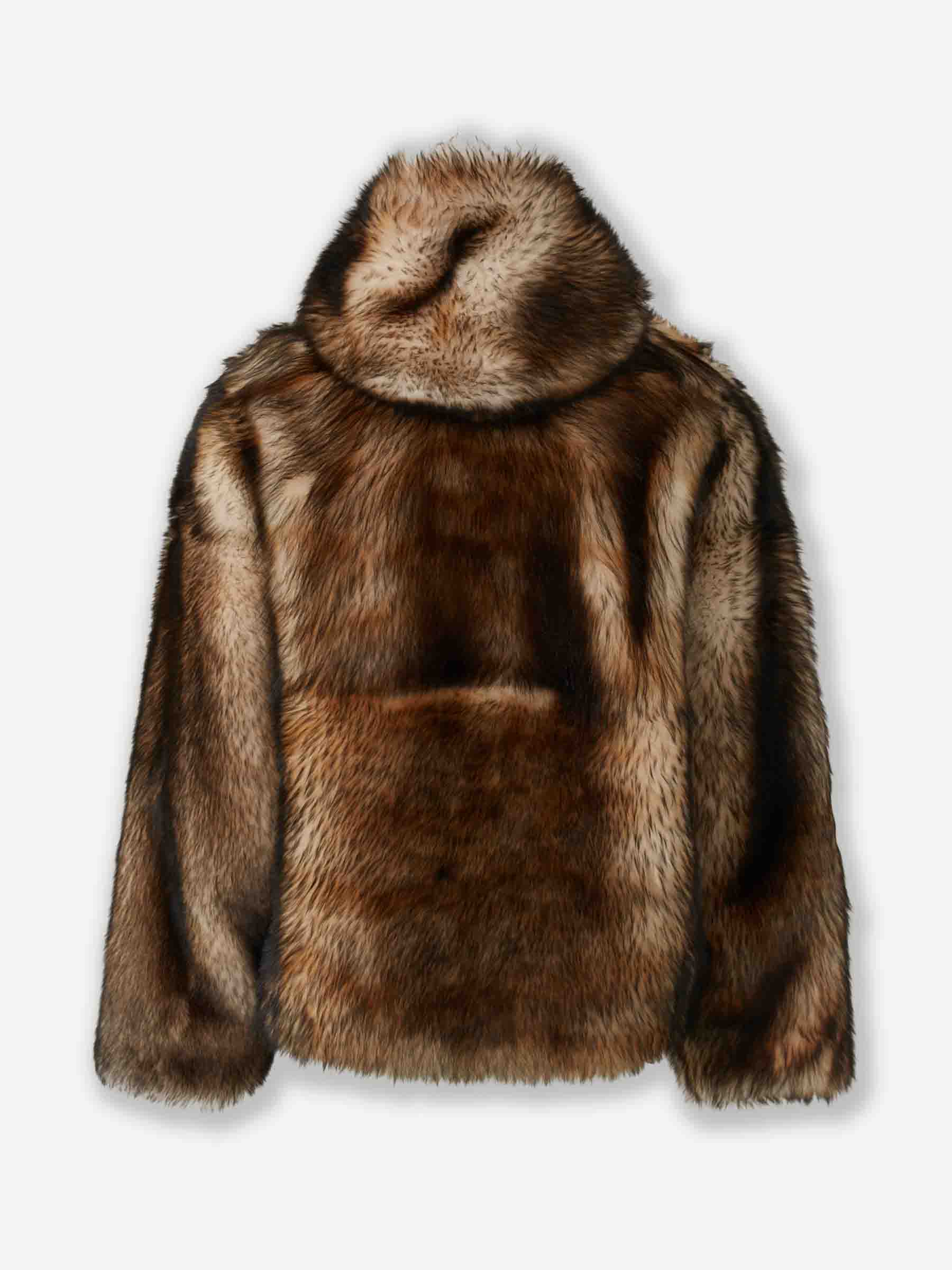 Amiri Hombre Barcelona Abrigo Fur Capucha color Marrón sku 512-002795 01 - Foto 2