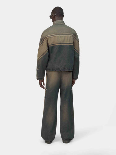 Amiri Hombre Barcelona Chaqueta Denim Track color Azul Denim sku 512-002796 01 - Foto 3