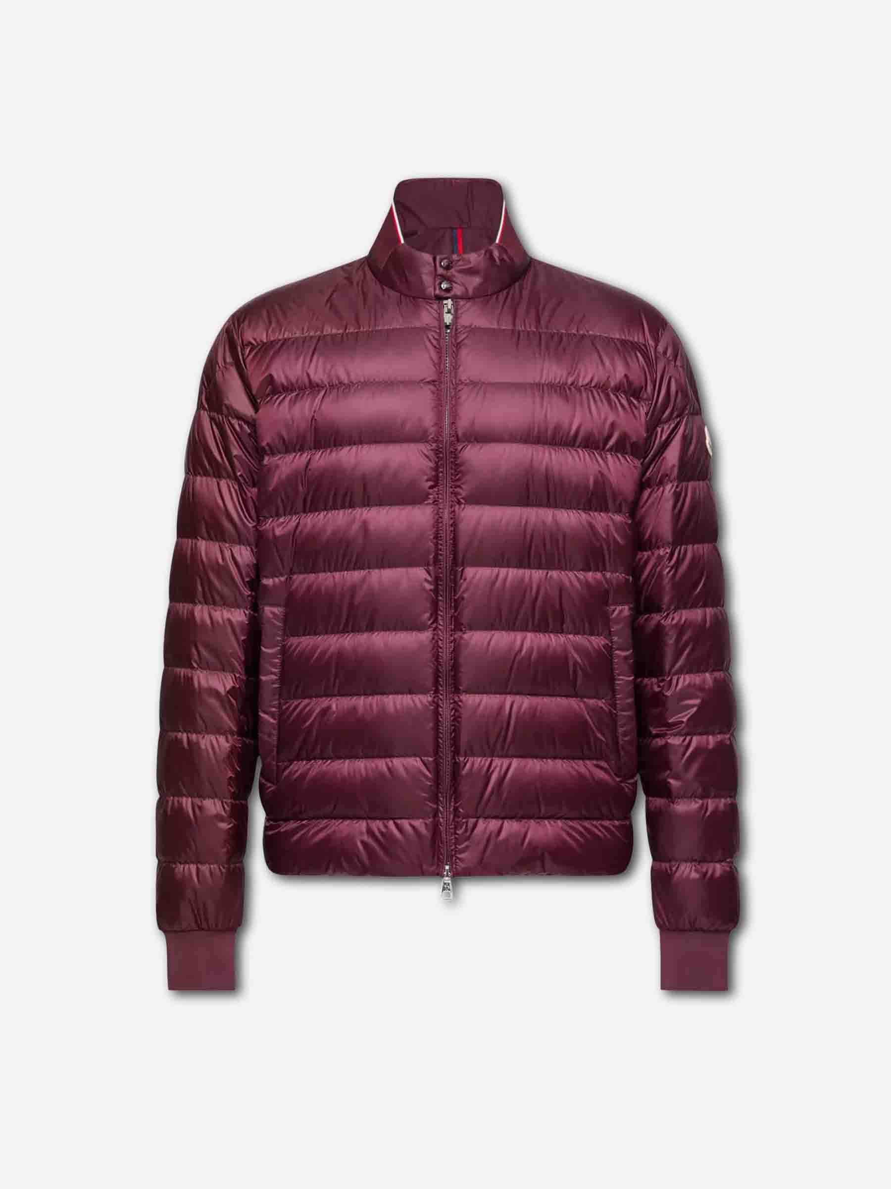 Moncler Hombre Barcelona Plumífero Corto Rigel color Burdeos sku 512-002800 01 - Foto 1