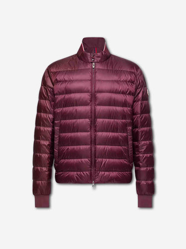 Moncler Hombre Barcelona Plumífero Corto Rigel color Burdeos sku 512-002800 01 - Foto 1
