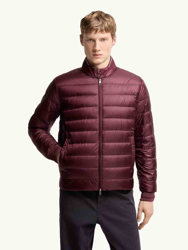 Moncler Hombre Barcelona Plumífero Corto Rigel color Burdeos sku 512-002800 01 - Foto 3