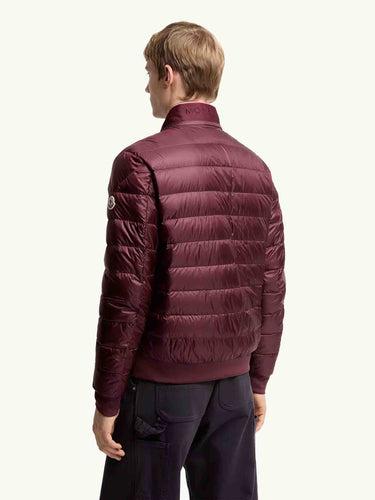 Moncler Hombre Barcelona Plumífero Corto Rigel color Burdeos sku 512-002800 01 - Foto 4