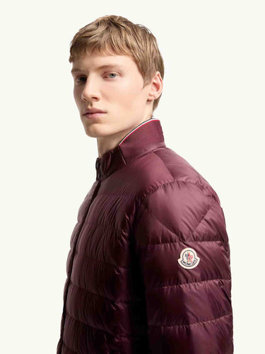 Moncler Hombre Barcelona Plumífero Corto Rigel color Burdeos sku 512-002800 01 - Foto 5