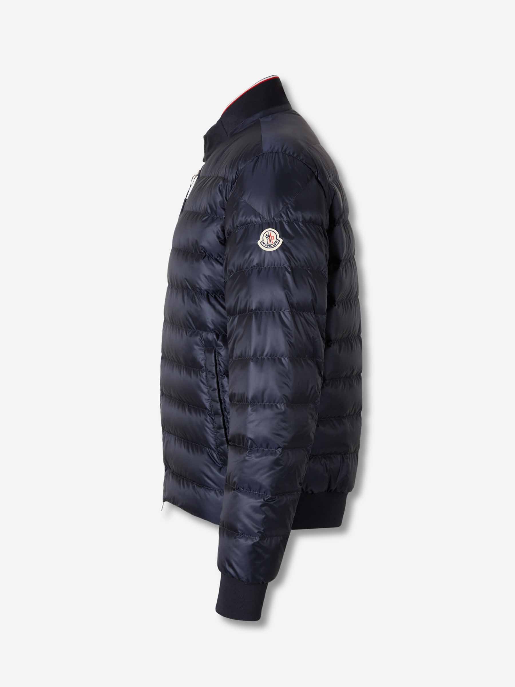 Moncler Hombre Barcelona Plumífero Corto Rigel color Azul Marino sku 512-002800 02 - Foto 2