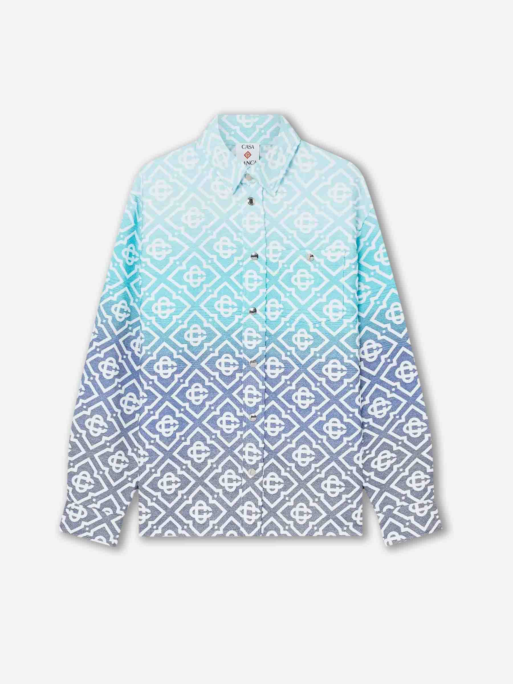 Casablanca Hombre Barcelona Sobrecamisa Monogram Gradient color Multicolor sku 512-002816 01 - Foto 1