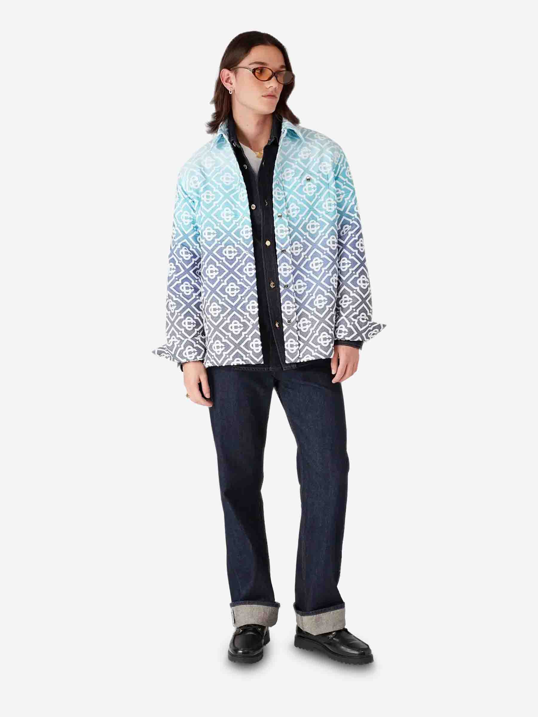 Casablanca Hombre Barcelona Sobrecamisa Monogram Gradient color Multicolor sku 512-002816 01 - Foto 2