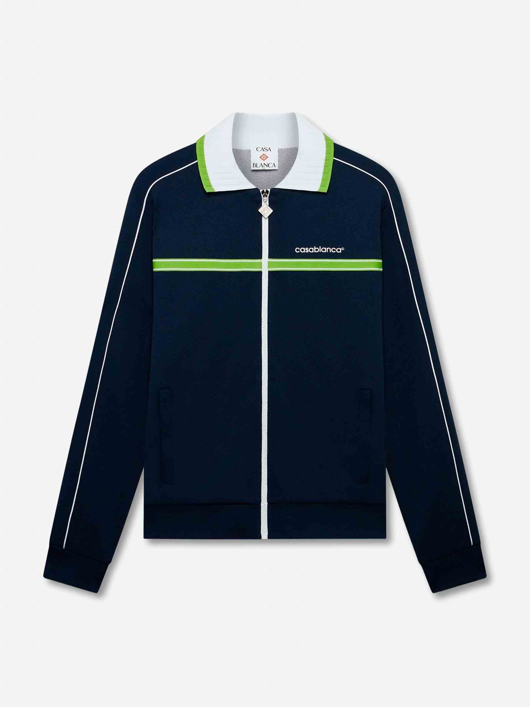 Casablanca Hombre Barcelona Chaqueta Deportiva Piqué color Azul Marino sku 512-002818 01 - Foto 1