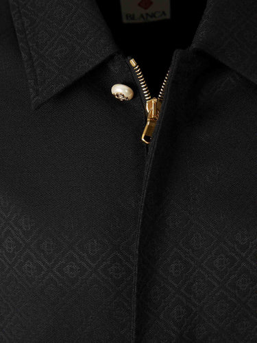 Casablanca Hombre Barcelona Sobrecamisa Mongram color Negro sku 512-002820 01 - Foto 4