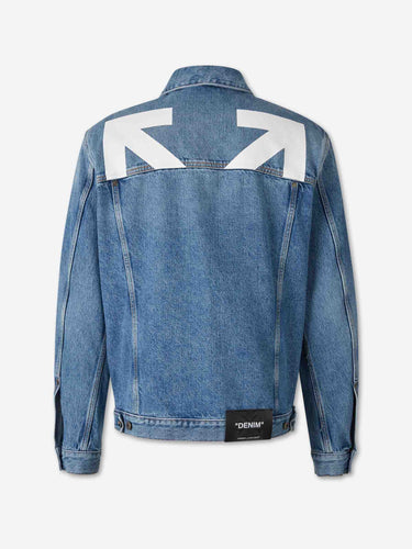 Off-White Hombre Barcelona Chaqueta Denim Algodón color Azul Denim sku 512-002836 01 - Foto 2