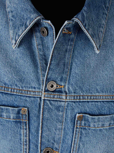 Off-White Hombre Barcelona Chaqueta Denim Algodón color Azul Denim sku 512-002836 01 - Foto 3