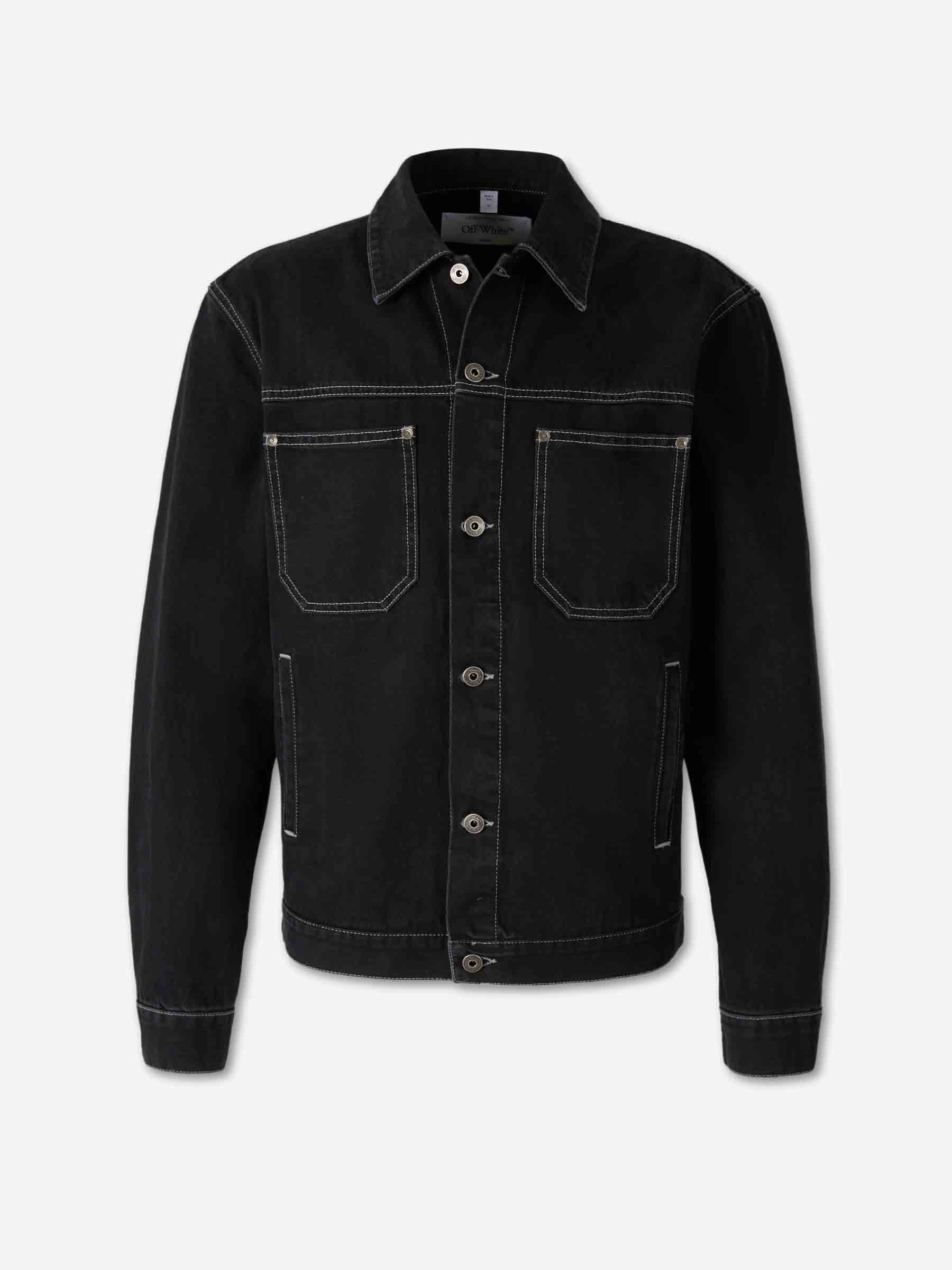 Off-White Hombre Barcelona Chaqueta Skate Algodón color Negro sku 512-002838 01 - Foto 1