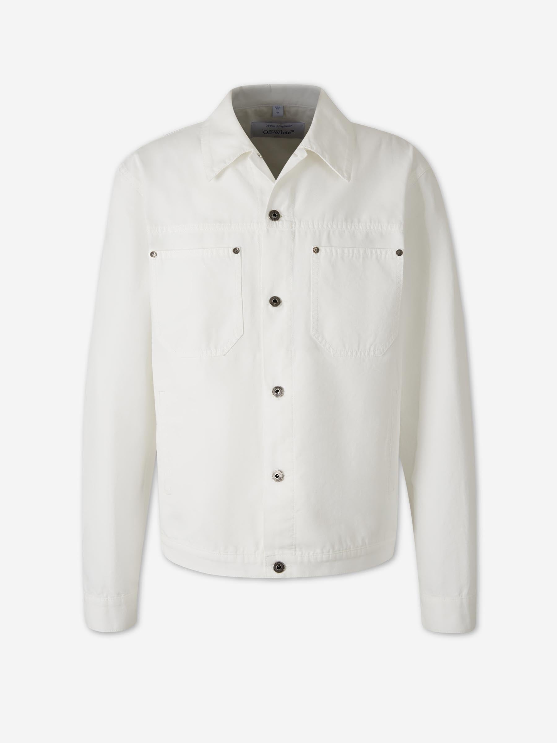 Off-White Hombre Barcelona Chaqueta Skate Algodón color Blanco sku 512-002839 01 - Foto 1