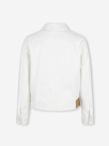 Ami Paris Hombre Barcelona Chaqueta con Cremallera color Marfil sku 512-002840 01 - Foto 2