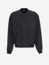 The Row Hombre Barcelona Chaqueta Bomber Seda color Negro sku 512-002841 01 - Foto 1