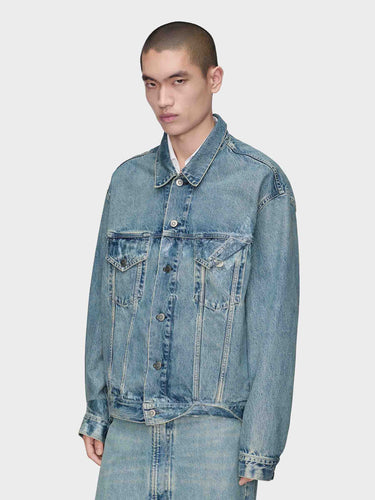 Maison Margiela Hombre Barcelona Chaqueta Denim color Azul Denim Claro sku 512-002847 01 - Foto 4