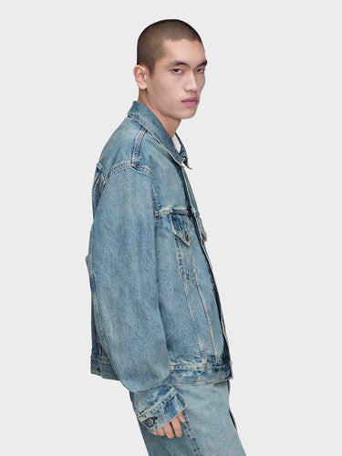 Maison Margiela Hombre Barcelona Chaqueta Denim color Azul Denim Claro sku 512-002847 01 - Foto 5