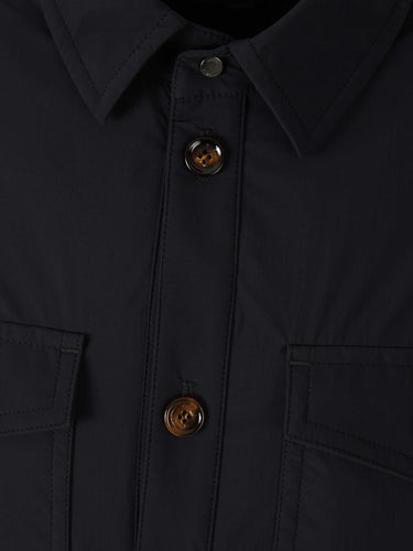 Moorer Hombre Barcelona Chaqueta Camisera Bolsillos color Azul Noche sku 512-002851 01 - Foto 3